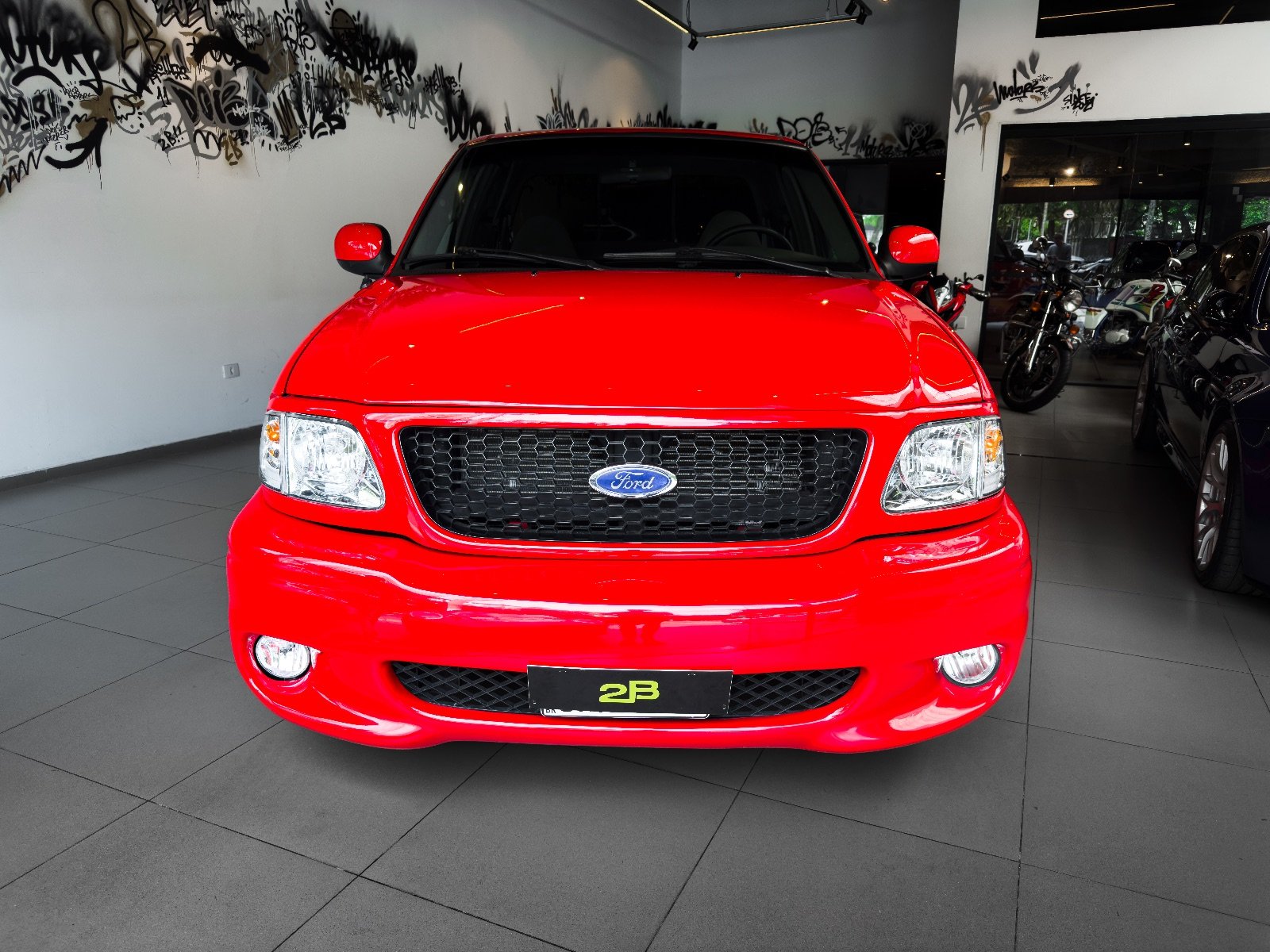 Ford F-150 Lariat Cabine Estendida 1997 Vermelha — foto 3