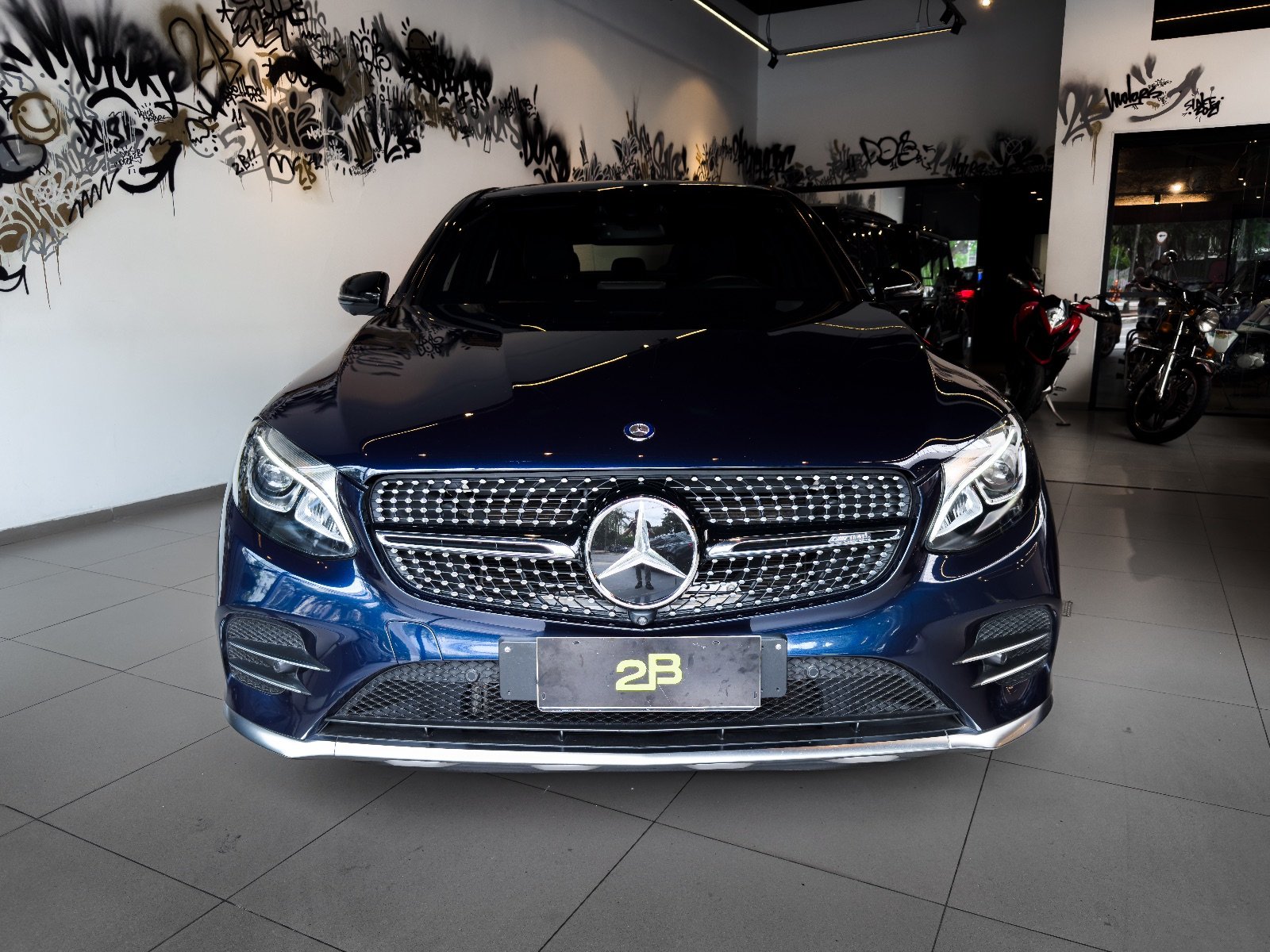 Mercedes-Benz GLC 43 AMG Coupê 2017 Azul — foto 3