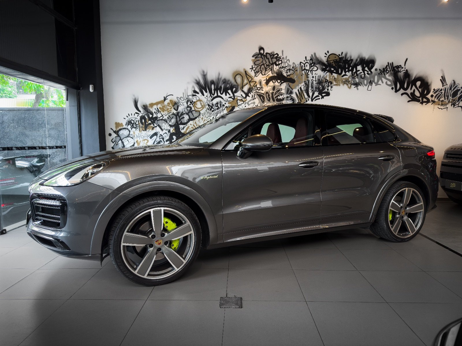 Porsche Cayenne Coupê E-Hybrid 2021 Cinza — foto 5