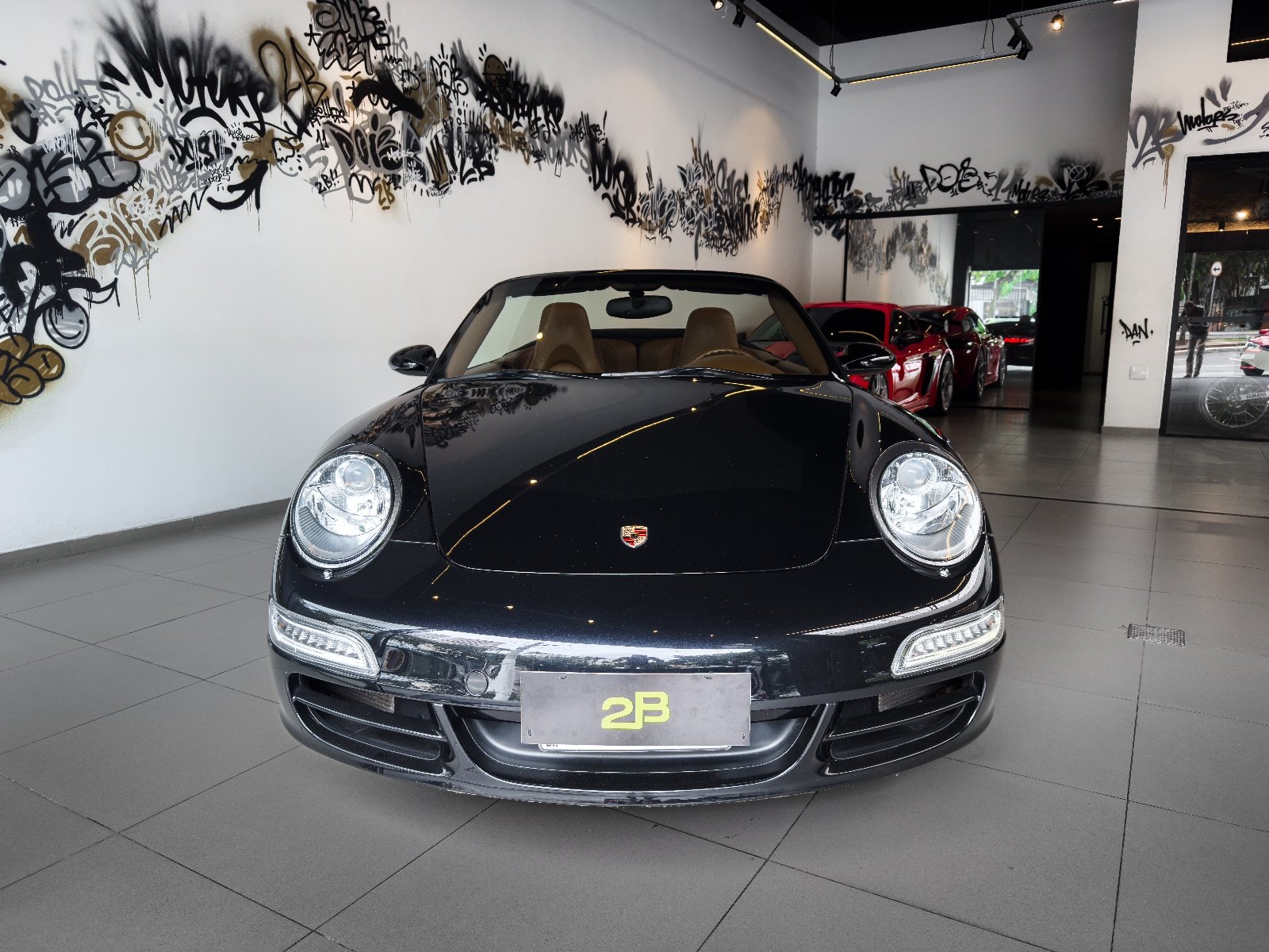 Porsche 911 Carrera Cabriolet 2008 Preta — foto 3
