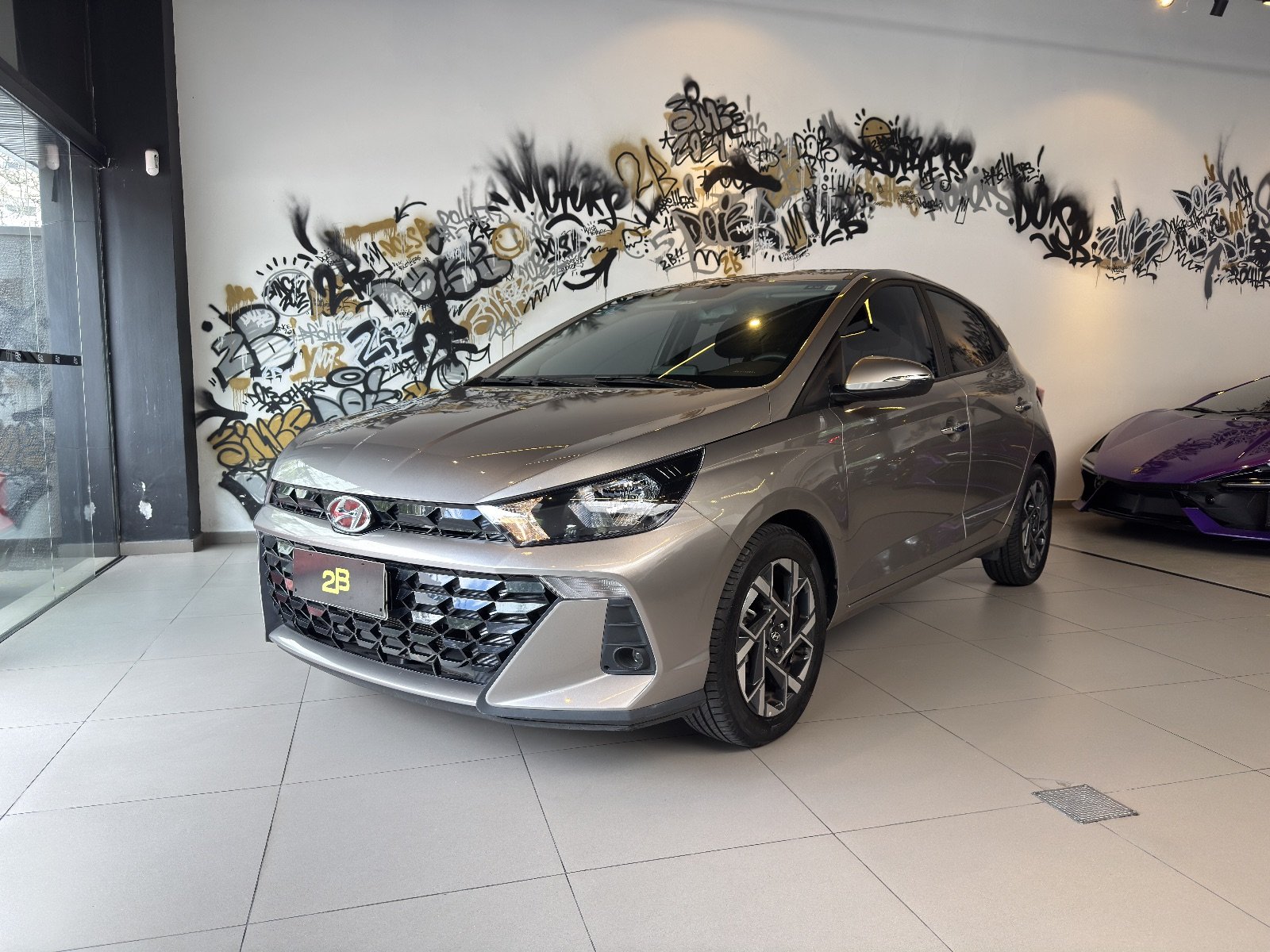 Hyundai HB20 1.0 Platinum 2024 Prata — foto 2